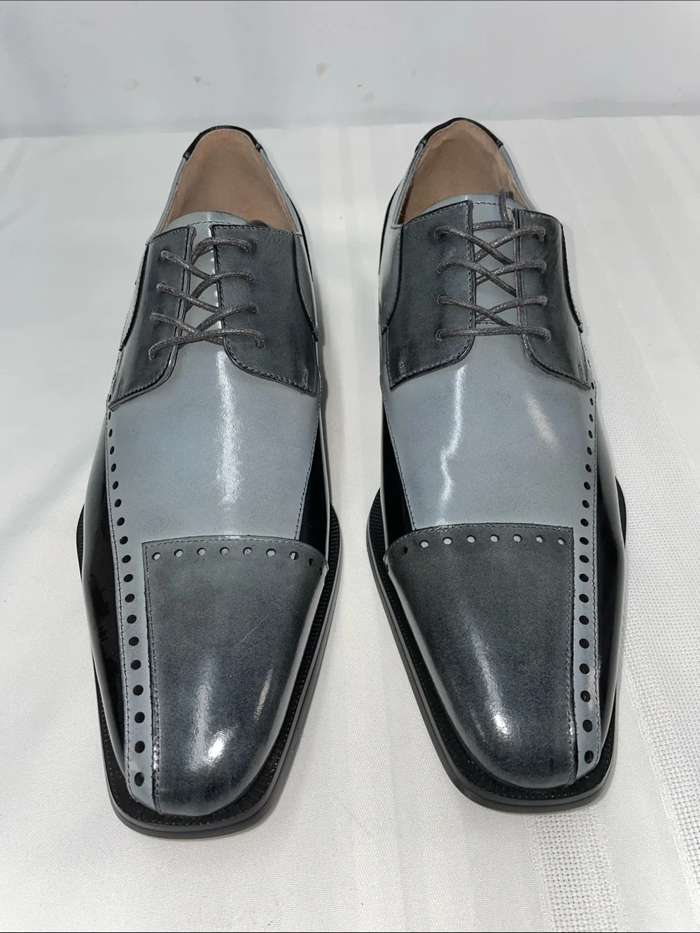 STACY ADAMS MENS LEATHER MULTI COLOR OXFORDS FTL-05-107
